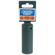 Draper 410D - MM Deep Impact Socket, 1/2" Sq. Dr., 21mm - (14104) - DR-14104 - Draper - Trade Counter Direct