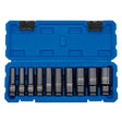Draper 410D/10/MM Metric Deep Impact Socket Set, 1/2" Sq. Dr. (10 Piece) - (83096) - DR-83096 - Draper - Trade Counter Direct