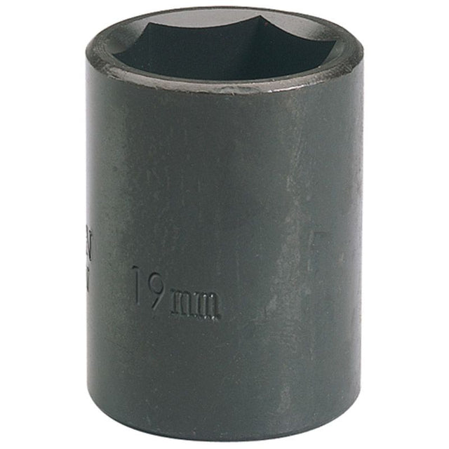 Draper 410MMB Impact Socket, 1/2" Sq. Dr., 19mm (Sold Loose) - (26887) - DR-26887 - Draper - Trade Counter Direct