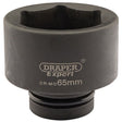 Draper 425 - MM Expert HI - TORQ 6 Point Impact Socket, 1" Sq. Dr., 65mm - (05130) - DR-05130 - Draper - Trade Counter Direct