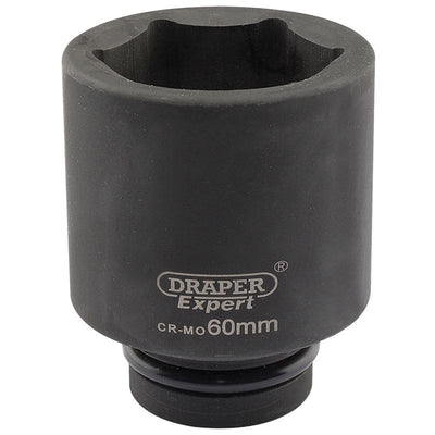 Draper 425D - MM Expert HI - TORQ 6 Point Deep Impact Socket, 1" Sq. Dr., 60mm - (05157) - DR-05157 - Draper - Trade Counter Direct