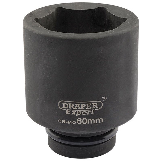 Draper 425D - MM Expert HI - TORQ 6 Point Deep Impact Socket, 1" Sq. Dr., 60mm - (05157) - DR-05157 - Draper - Trade Counter Direct