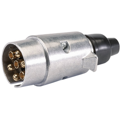 Draper 7-Pin N-Type Metal Towing Plug - DR-99666 - Draper - Trade Counter Direct