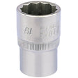 Draper 770 - LM 19 Elora Bi - Hexagon Socket, 1/2" Sq. Dr., 19mm - DR-24640 - Draper - Trade Counter Direct