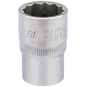 Draper 770 - LM 19 Elora Bi - Hexagon Socket, 1/2" Sq. Dr., 19mm - DR-24640 - Draper - Trade Counter Direct