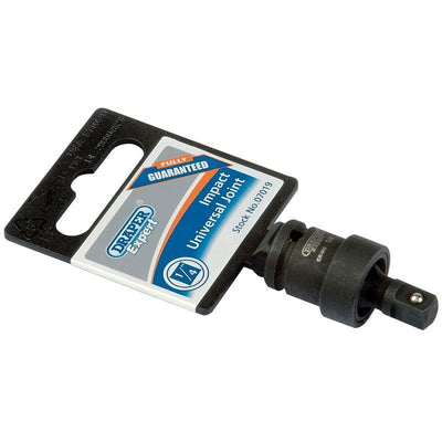Draper 807 Expert Impact Universal Joint, 1/4" Sq. Dr. - DR-07019 - Draper - Trade Counter Direct