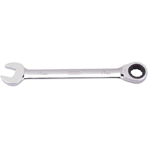Draper 8230MM Metric Ratcheting Combination Spanner, 17mm - (31014) - DR-31014 - Draper - Trade Counter Direct