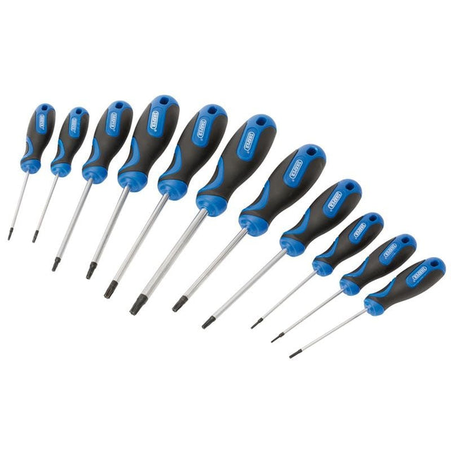 Draper 865TXT/11 Draper TX - STAR and Draper TX - STAR Security Soft Grip Screwdriver Set (11 Piece) - (34253) - DR-34253 - Draper - Trade Counter Direct