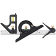 Draper 8C Combination Square with Centre Head and Protractor, 300mm - (34704) - DR-34704 - Draper - Trade Counter Direct