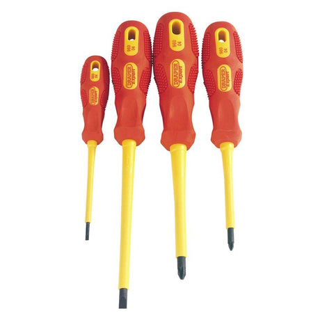 Draper 960/4 VDE Approved Fully Insulated Screwdriver Set (4 Piece) - (69233) - DR-69233 - Draper - Trade Counter Direct