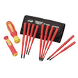 Draper 965SLIM/I/12 XP1000 VDE Slimline Interchangeable Screwdriver Set (12 Piece) - (70867) - DR-70867 - Draper - Trade Counter Direct