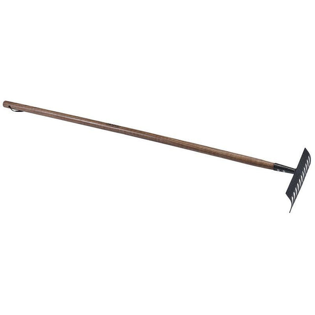 Draper A3078/I Carbon Steel Garden Rake with Ash Handle - (14306) - DR-14306 - Draper - Trade Counter Direct