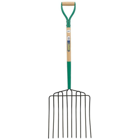 Draper AF10PSF/I 10 Prong Manure Fork with Wood Shaft and MYD Handle - (63578) - DR-63578 - Draper - Trade Counter Direct