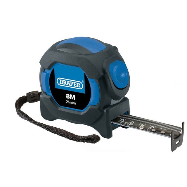Draper AMTBB/12 Auto Lock Measuring Tape, 8m/26ft, 25mm - (04771) - DR-04771 - Draper - Trade Counter Direct