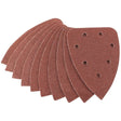 Draper APT253 Aluminium Oxide Sanding Sheets, 141 x 141 x 98mm, 60 Grit - (92328) - DR-92328 - Draper - Trade Counter Direct