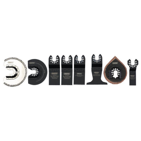 Draper APT517 Oscillating Multi Tool Blade Set Including Ceramics (8 Piece) - (70480) - DR-70480 - Draper - Trade Counter Direct