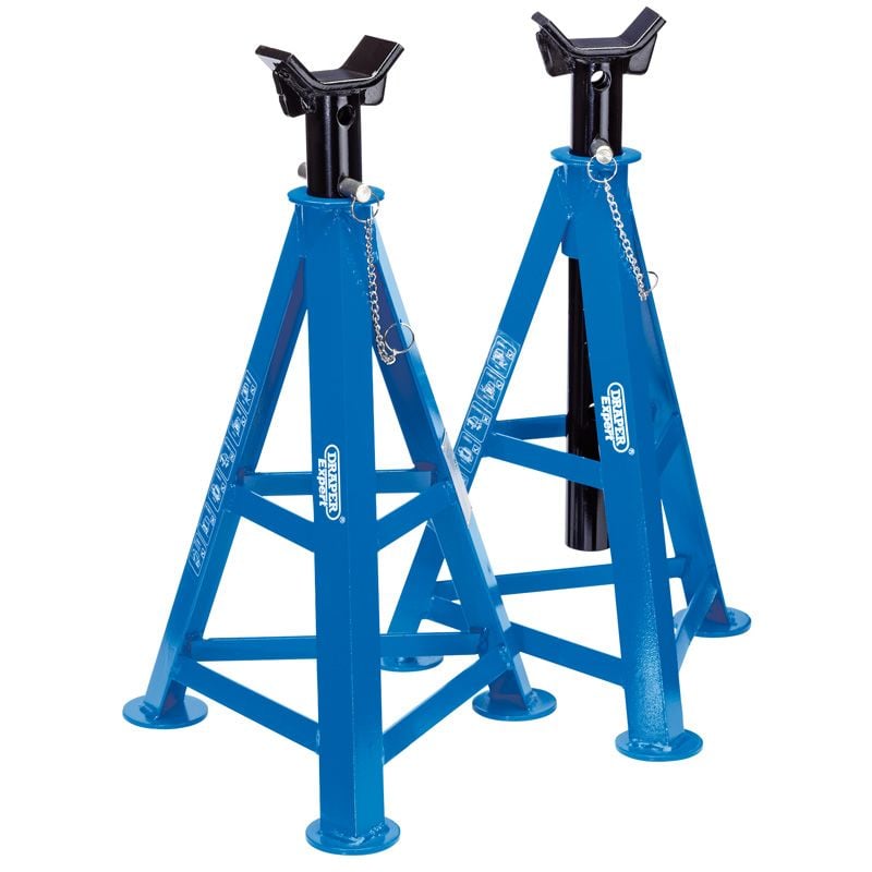 Draper AS6000 Axle Stands, 6 Tonne (Pair) - (54722) - DR-54722 - Draper - Trade Counter Direct