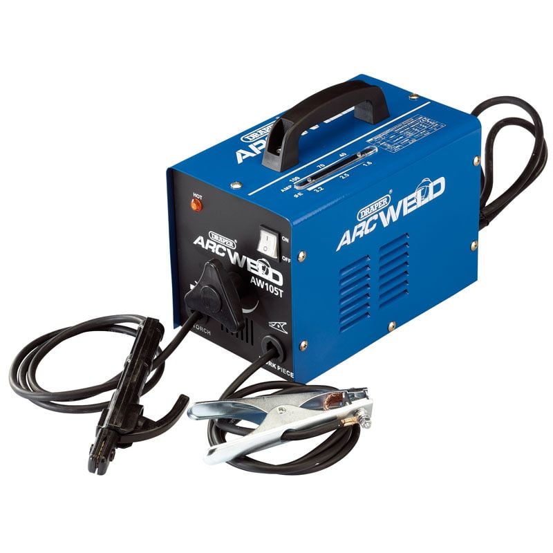 Draper AW105T 230V Turbo ARC Welder, 100A - (53082) - DR-53082 - Draper - Trade Counter Direct