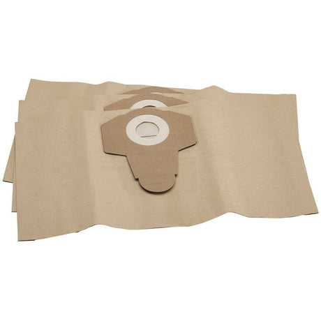 Draper AWDV15SS - 48 Paper Dust Bags, 15L (Pack of 3) - (74354) - DR-74354 - Draper - Trade Counter Direct