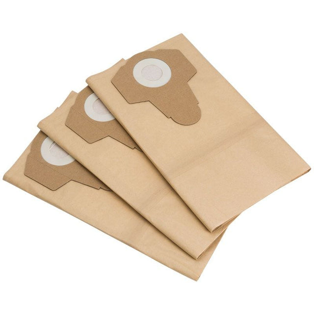 Draper AWDV30SSB - 48 Paper Dust Bags, 30L (Pack of 3) - DR-68304 - Draper - Trade Counter Direct