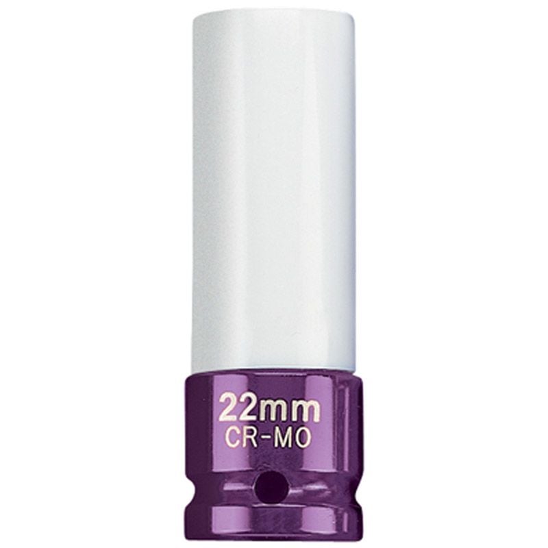 Draper AWNS/22MM 1/2" Sq. Dr. HI - TORQ Wheel Nut Socket for Alloy Wheels (22mm) - (30646) - DR-30646 - Draper - Trade Counter Direct