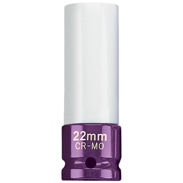 Draper AWNS/22MM 1/2" Sq. Dr. HI - TORQ Wheel Nut Socket for Alloy Wheels (22mm) - (30646) - DR-30646 - Draper - Trade Counter Direct