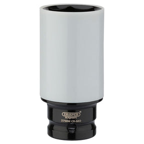 Draper AWNS/27MM 1/2" Sq. Dr. HI - TORQ Wheel Nut Socket for Alloy Wheels (27mm) - (83061) - DR-83061 - Draper - Trade Counter Direct