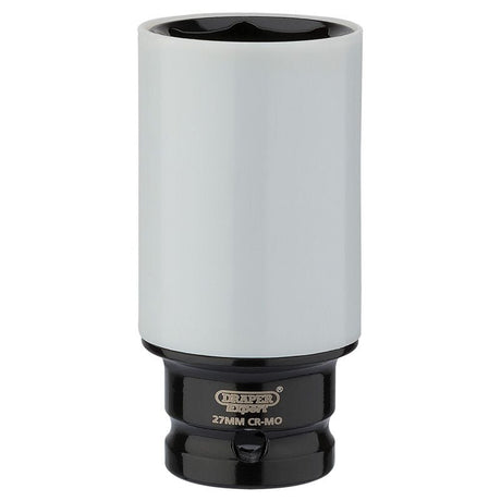 Draper AWNS/27MM 1/2" Sq. Dr. HI - TORQ Wheel Nut Socket for Alloy Wheels (27mm) - (83061) - DR-83061 - Draper - Trade Counter Direct