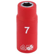 Draper B6VDE - MM Fully Insulated VDE Socket, 1/4" Sq. Dr., 7mm - (31325) - DR-31325 - Draper - Trade Counter Direct