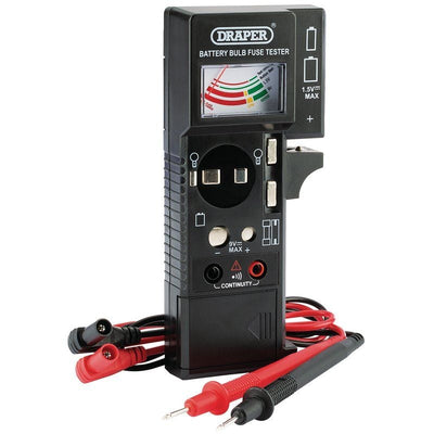 Draper BBFC2 Battery, Bulb, Fuse and Continuity Tester - (90478) - DR-90478 - Draper - Trade Counter Direct