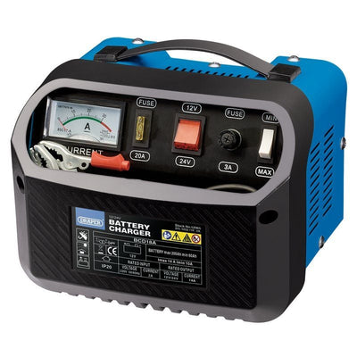 Draper BCD18A 12/24V Battery Charger, 10 - 14A - (52965) - DR-52965 - Draper - Trade Counter Direct