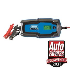 Draper BCI10 6/12V Smart Charger and Battery Maintainer, 10A - (53491) - DR-53491 - Draper - Trade Counter Direct
