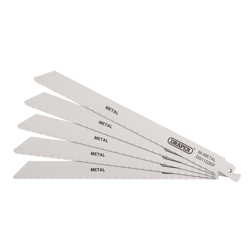 Draper Bi-metal Reciprocating Saw Blades for Metal Cutting - DR-38631 - Draper - Trade Counter Direct