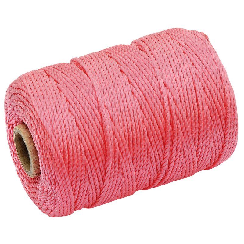 Draper BL100HV Brick Line, 100m, Pink - (27428) - DR-27428 - Draper - Trade Counter Direct
