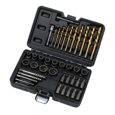 Draper Bolt Nut Stud Screw Extractor Set (40 Piece) - DR-07120 - Draper - Trade Counter Direct