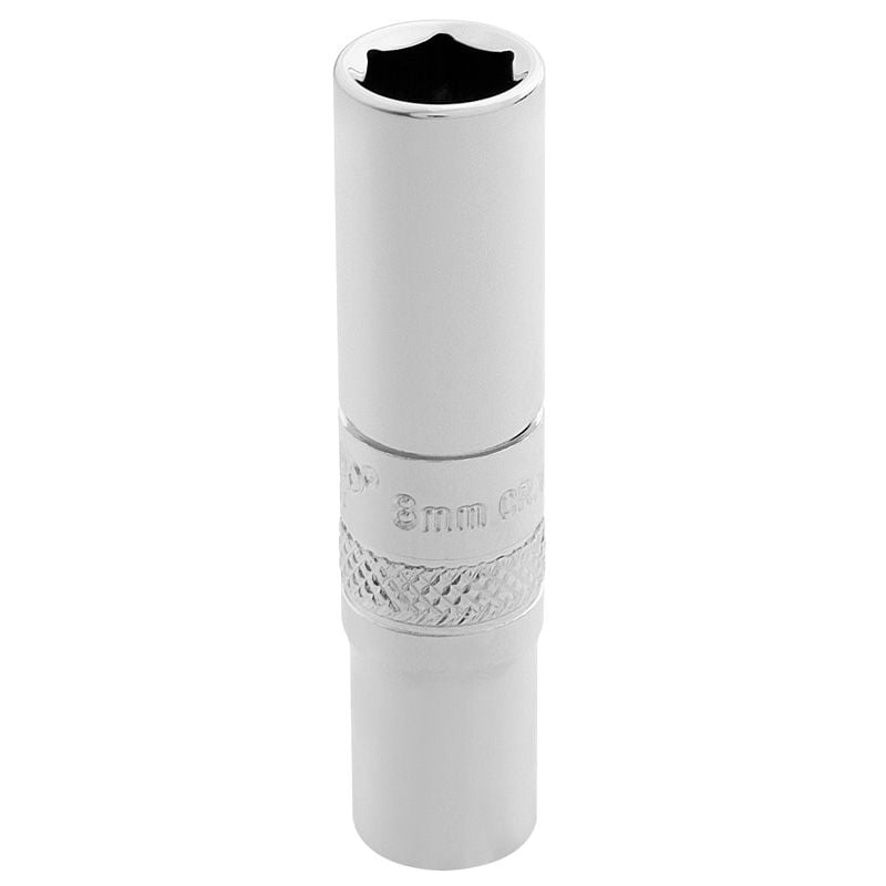 Draper BT - MM/B HI - TORQ 6 Point Deep Socket, 1/4" Sq. Dr., 8mm - (32675) - DR-32675 - Draper - Trade Counter Direct