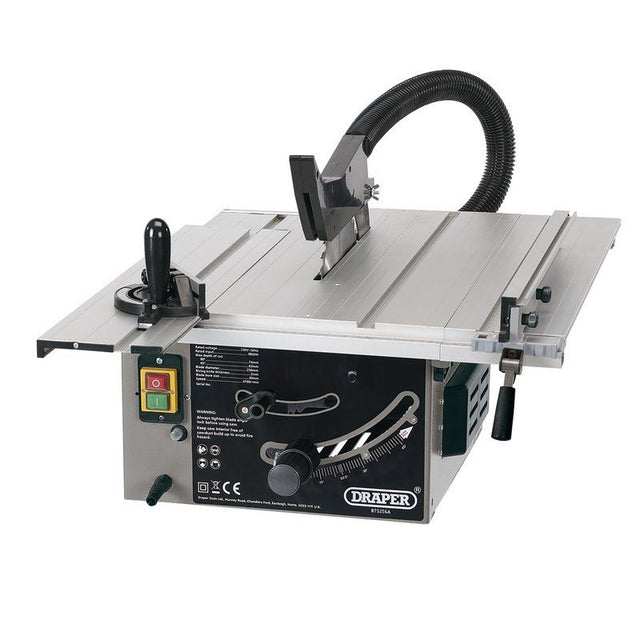 Draper BTS256A Sliding Table Saw, 250mm, 1800W - (99258) - DR-99258 - Draper - Trade Counter Direct