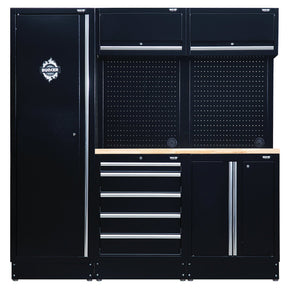 Draper BUNKER Modular Storage Combo with Hardwood Worktop (11 Piece) - DR-04488 - BUNKER - Trade Counter Direct