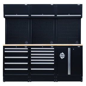 Draper BUNKER Modular Storage Combo with Hardwood Worktop (14 Piece) - DR-04411 - BUNKER - Trade Counter Direct