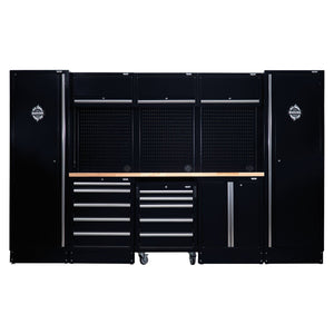 Draper BUNKER Modular Storage Combo with Hardwood Worktop (16 Piece) - DR-04398 - BUNKER - Trade Counter Direct