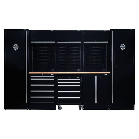 Draper BUNKER Modular Storage Combo with Hardwood Worktop (16 Piece) - DR-04398 - BUNKER - Trade Counter Direct