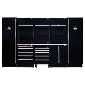 Draper BUNKER Modular Storage Combo with Stainless Steel Worktop (16 Piece) - DR-04402 - BUNKER - Trade Counter Direct