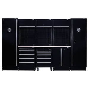 Draper BUNKER Modular Storage Combo with Stainless Steel Worktop (16 Piece) - DR-04402 - BUNKER - Trade Counter Direct