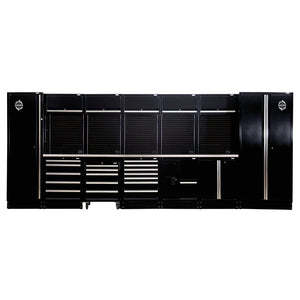 Draper BUNKER Modular Storage Combo with Stainless Steel Worktop (25 Piece) - DR-04393 - BUNKER - Trade Counter Direct