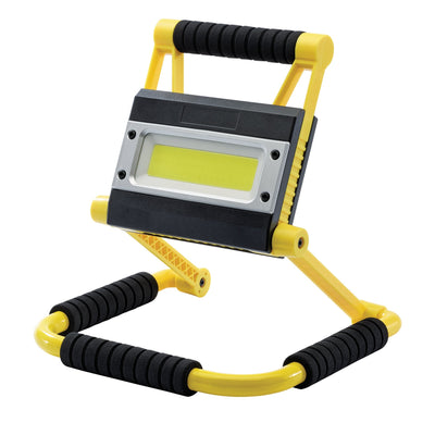 Draper COB LED Rechargeable Folding Work Light and Power Bank, 20W, 750 - 1,500 Lumens - DR-99707 - Draper - Trade Counter Direct