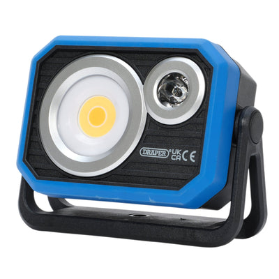 Draper COB XPG Rechargeable Work Light and Powerbank, 10W, 1,000 Lumens, USB-C Cable Supplied - DR-23847 - Draper - Trade Counter Direct