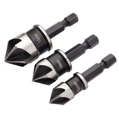 Draper Countersink Bit Set (3 Piece) - DR-12430 - Draper - Trade Counter Direct