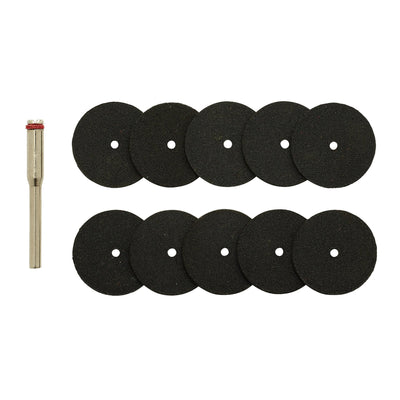 Draper Cutting Wheels and Holder for D20 Engraver/Grinder (10 Piece) - DR-08957 - Draper - Trade Counter Direct