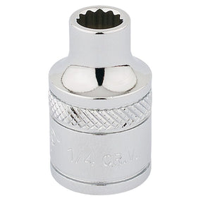 Draper D - AF HI - TORQ 12 Point Socket, 3/8" Sq. Dr., 1/4" - (49015) - DR-49015 - Draper - Trade Counter Direct