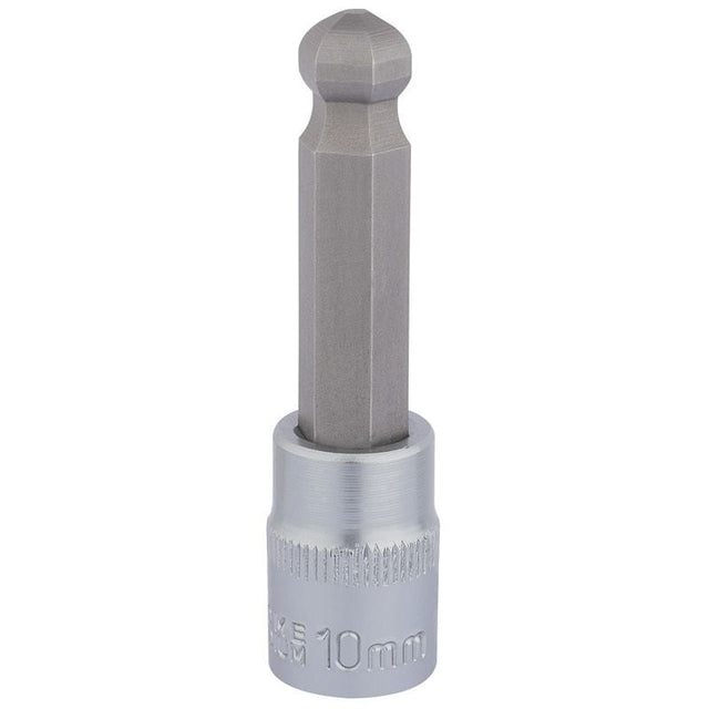 Draper D - HEX - BALL/B Ball End Hexagonal Socket Bits, 3/8" Sq. Dr., 10mm - (16293) - DR-16293 - Draper - Trade Counter Direct